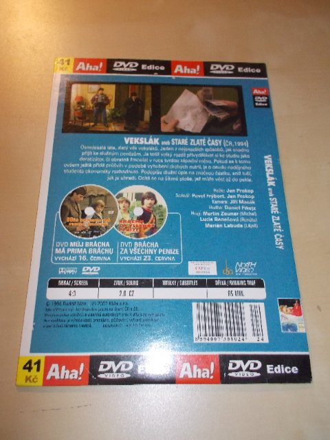 Vekslák aneb Staré zlaté časy (DVD v pošetce)
