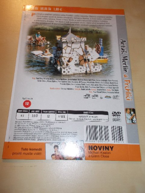 Artuš, Merlin a Prchlíci (DVD v pošetce)