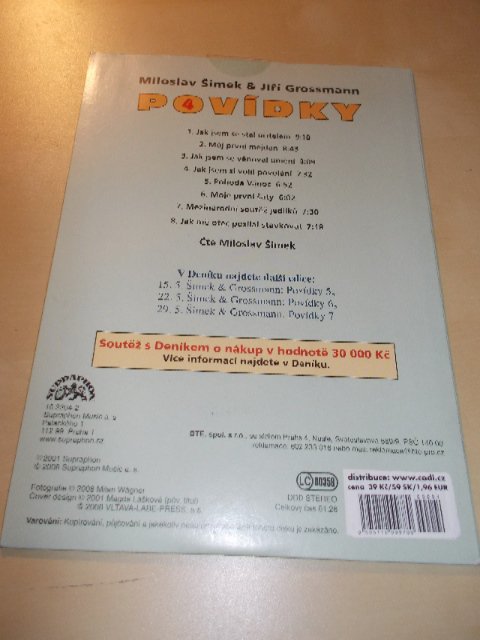 POVÍDKY - ŠIMEK A GROSSMANN (CD v pošetce) > varianta 4 CD