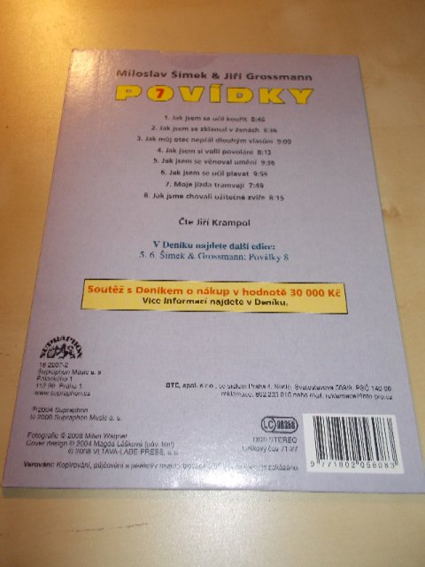 POVÍDKY - ŠIMEK A GROSSMANN (CD v pošetce) > varianta 7 CD