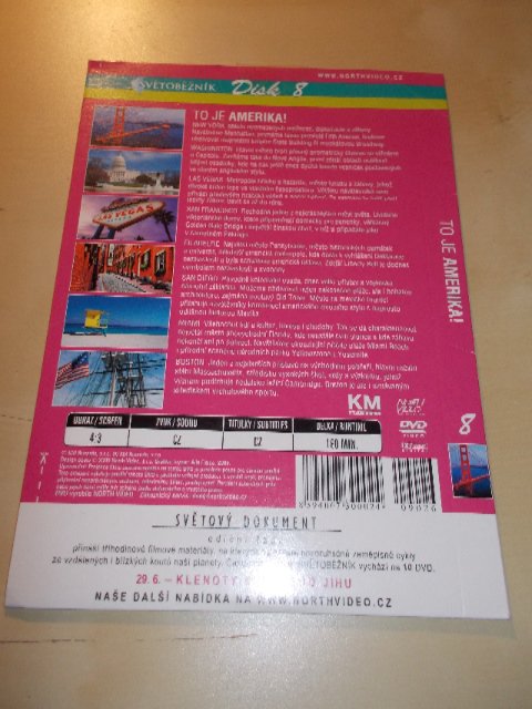 EDICE SVETOVÝ DOKUMENT -  To je Amerika (DVD v pošetce)