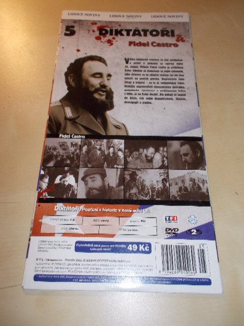 DIKTÁTOŘI - FIDEL CASTRO (DVD v pošetce) > varianta 5 DÍL.