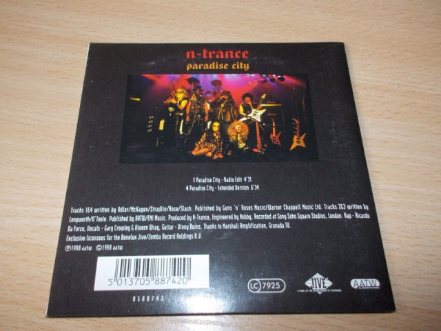 N-Trance - Paradise City (CD single) BAZAR ROZBALENO