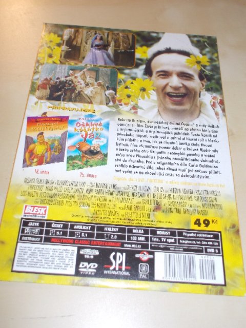 Pinocchio (DVD v pošetce)