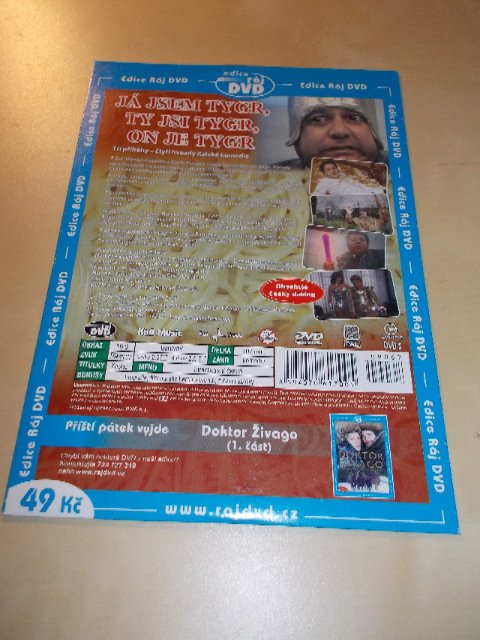 Já jsem tygr, ty jsi tygr, on je tygr (DVD v pošetce)