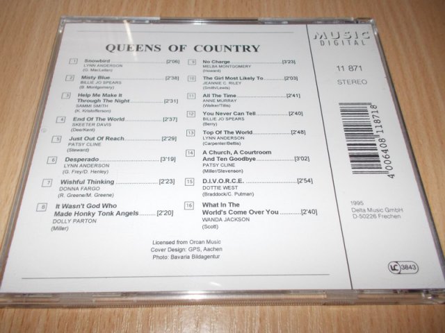 Various Artists - QUEENS OF COUNTRY (CD) BAZAR ROZBALENO