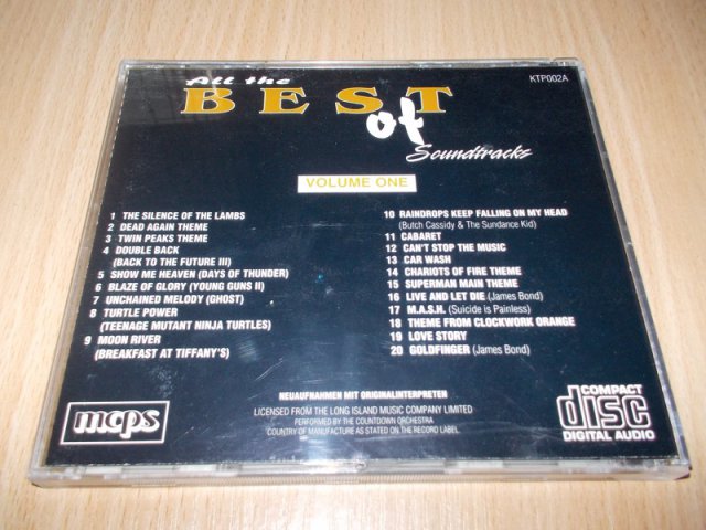 All The BEST Of - Soundtracks (Set 3CD) BAZAR ROZBALENO 