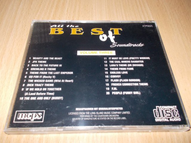 All The BEST Of - Soundtracks (Set 3CD) BAZAR ROZBALENO 