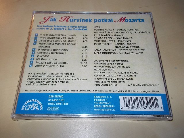 S + H - Jak Hurvínek potkal Mozarta (audiokniha) (CD) 