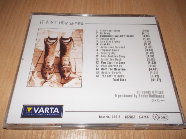 ROBBY BALLAHAUSE & BAND - IT AINT HER SHOES (CD)