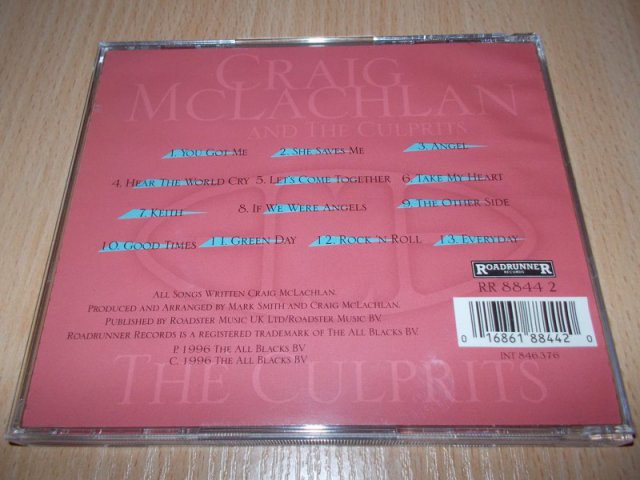 CRAIG MACLACHLAN - AND THE CULPRITS (CD) BAZAR ROZBALENO