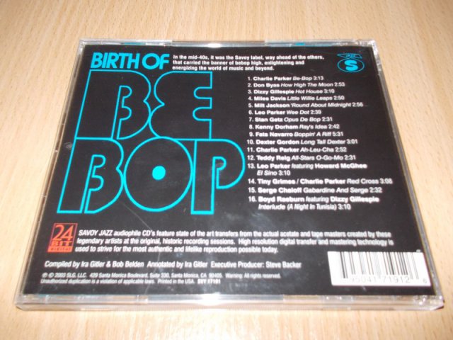 Various Artists - BIRTH OF BEBOP (CD) BAZAR