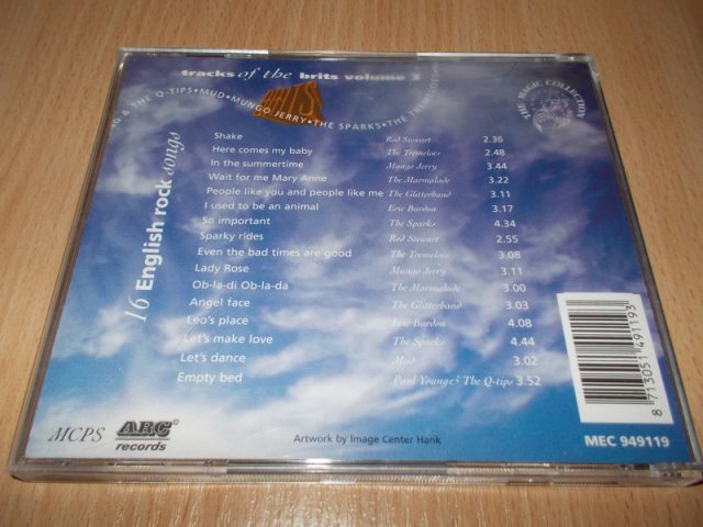 Various Artists - 16 ENGLISH ROCK SONGS (CD)