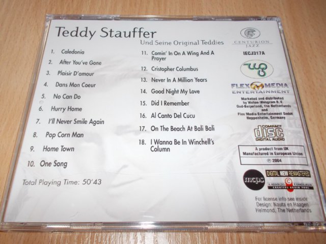 TEDDY STAUFFER - Und Seine Original Teddies (3CD) BAZAR ROZBALENO 