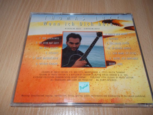 THOMAS LUCK - WENN ICH DICH HORE... (CD)