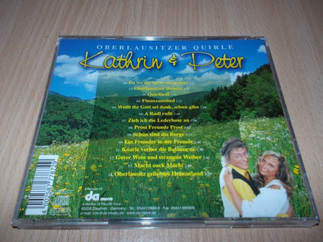 Oberlausitzer Quirle Kathrin & Peter - Lieder der Oberlausitz (CD)