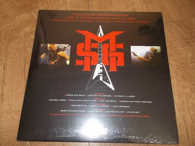 The Michael Schenker Group - MSG- Live At The Manchester Apollo 1980(2Vinyl-LP)