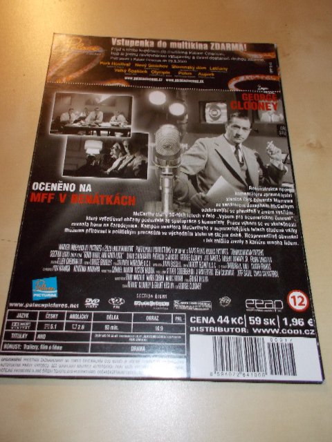 Dobrou noc a hodně štěstí (DVD v pošetce)