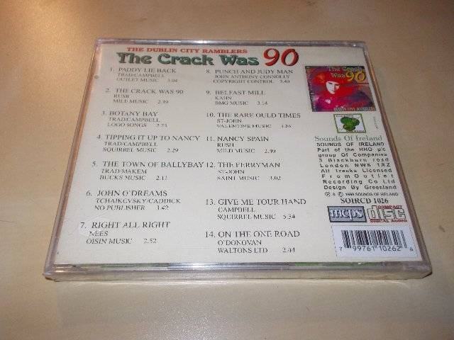 The Crack Was 90 - Dublin City Rumblers (CD) BAZAR ROZBALENO