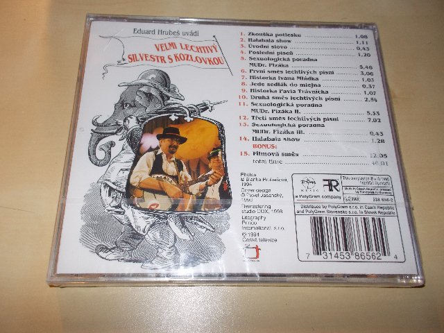 EDUARD HRUBEŠ - UVADÍ VELMI LECHTIVÝ SILVESTR S KOZLOVKOU (CD)