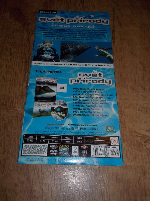SVĚT PŘÍRODY - ŽRALOK VELRYBÍ (DVD pošetka) > varianta DVD 2
