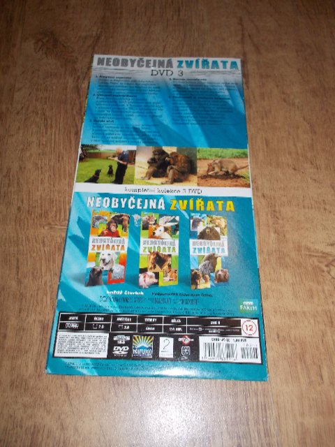 NEOBYČEJNÁ ZVÍŘATA (DVD pošetka) > varianta DVD 3