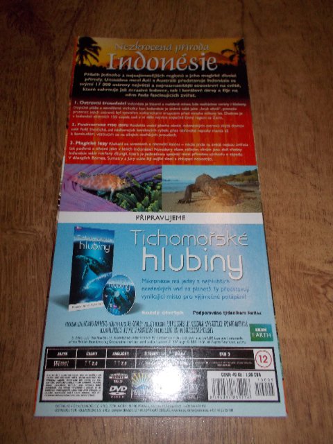 NEZKROTNÁ PŘÍRODA - INDONESIE (DVD pošetka)