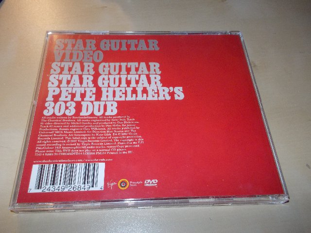 The Chemical Brothers - Star Guitar (DVD Video-CD Single) BAZAR ROZBALENO 