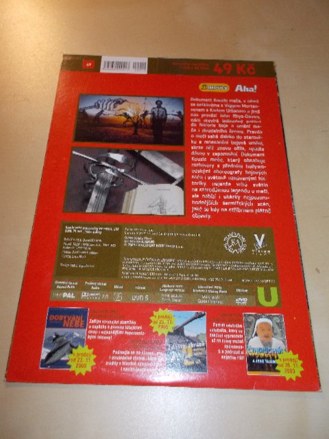 Kouzlo meče (DVD v pošetce)