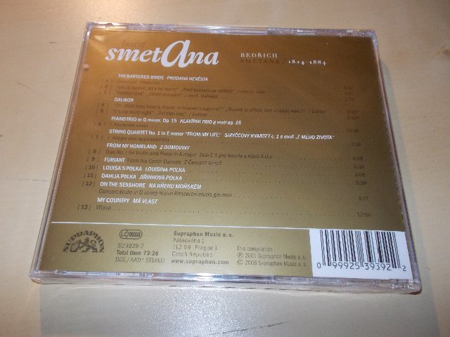 Bedřich Smetana - Best of Smetana (CD)