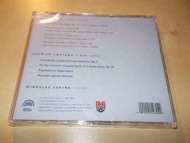 Miroslav Sekera - Klavírní dílo ( Smetana - Liszt )  (CD) ČASOVĚ OMEZENÁ AKCE