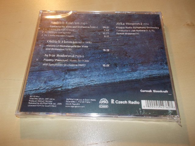 Jitka Hosprová - České violové koncerty ( Flosman, Feld, Bodorová ) (CD)