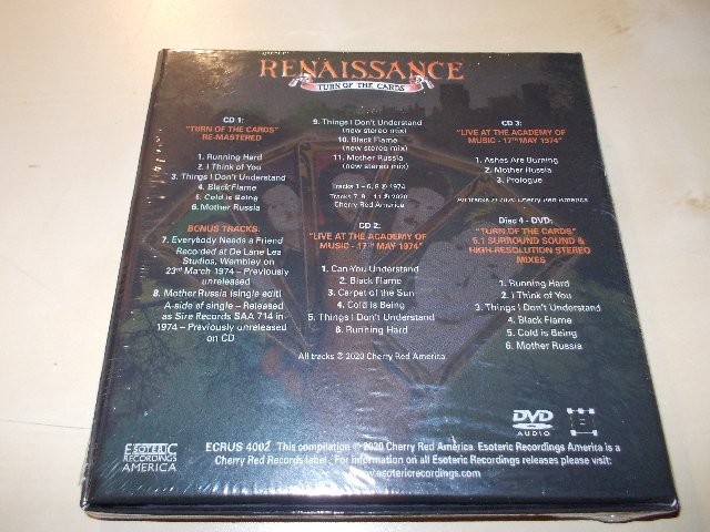 Renaissance - Turn of The Cards (3CD-DVD) BOX