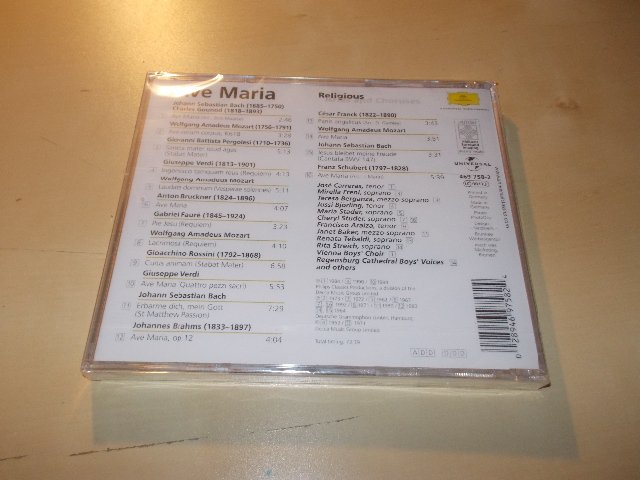 Ave Maria - Religious Arias and Choruses (CD)