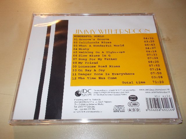 JIMMY WITHERSPOON - WONDERFUL WORLD (CD)