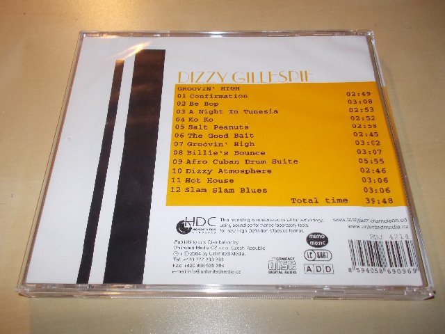 DIZZY GILLESPIE - GROOVIN HIGH (CD) BAZAR ROZBALENO