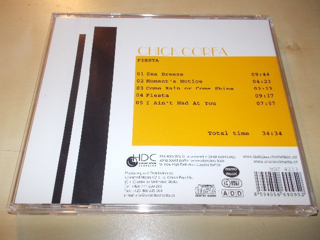 CHICK COREA - FIESTA (CD) BAZAR ROZBALENO