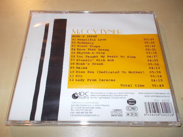 McCOY TYNER - MONKS DREAM (CD)