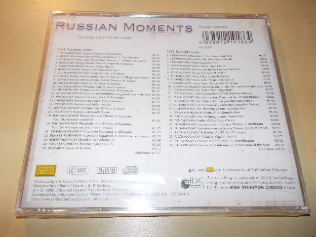 Various - 50 GOLDEN MOMENTS - RUSSAIN MOMENTS (2CD)