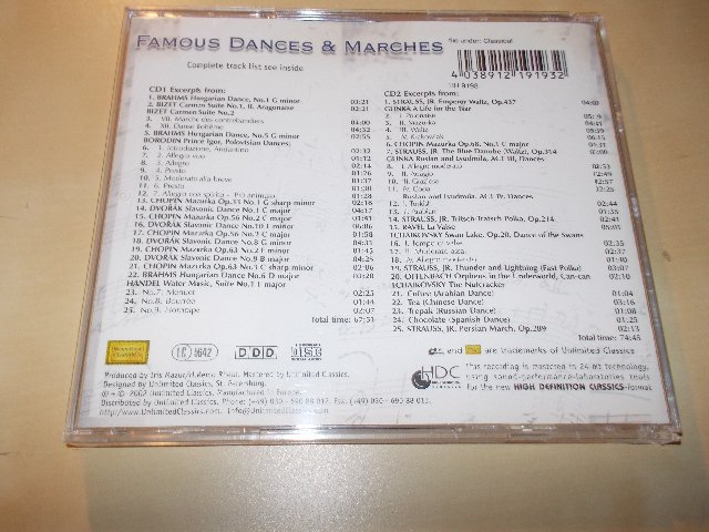 Various - 50 GOLDEN MOMENTS - FAMOUS DANCES AND MARCHES (2CD) BAZAR