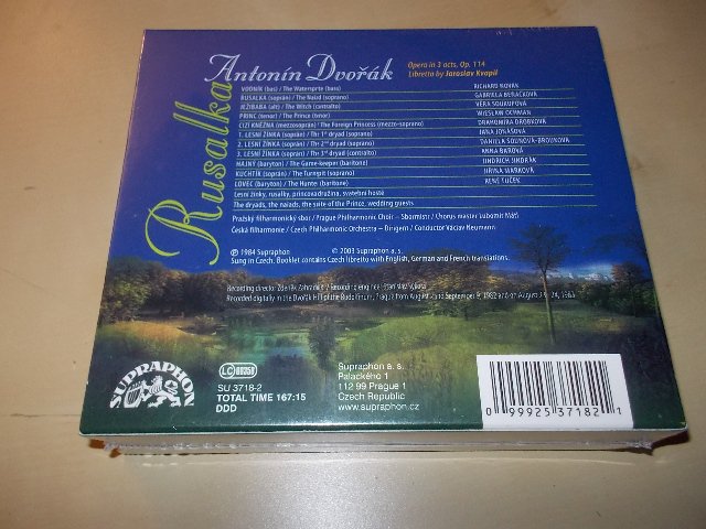 Antonín Dvořák - Rusalka (Václav Neumann) (3CD)