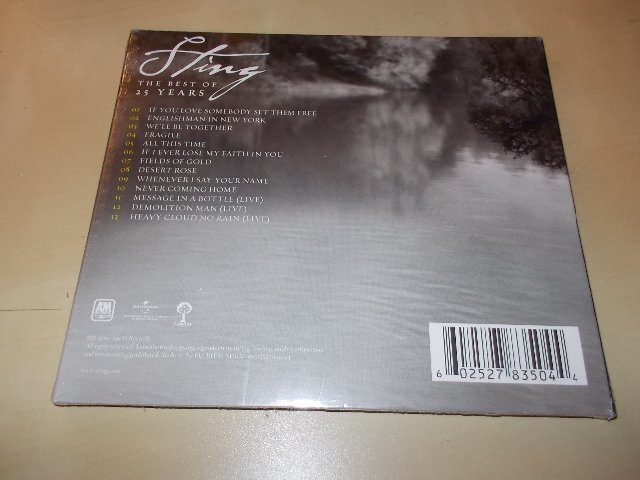 Sting - The Best Of 25 Years (CD) Digipack Packaging > varianta B