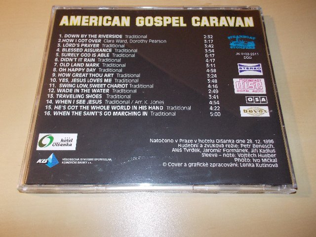 AMERICAN GOSPEL CARAVAN (CD) BAZAR ROZBALENO 