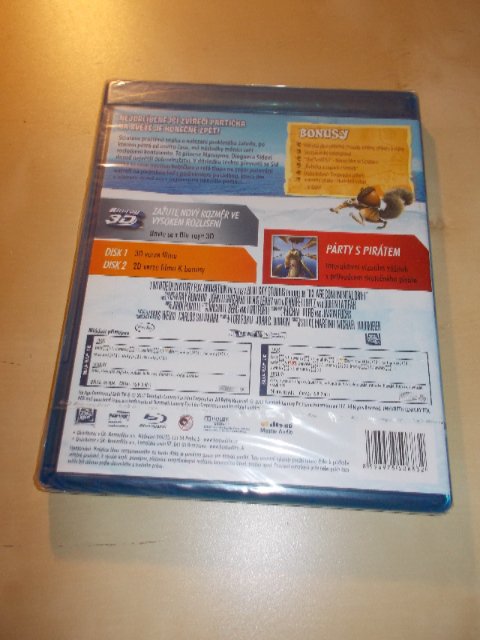 Doba ledová 4: Země v pohybu - BLU-RAY 3D + 2D VERZE 