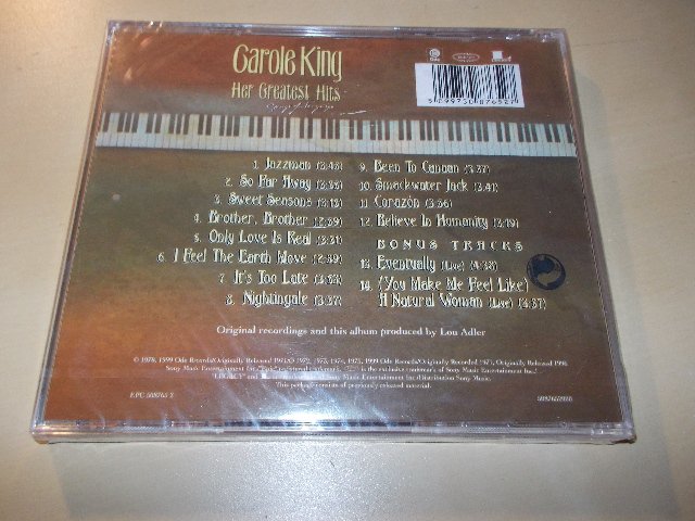 Carole King - Her Greatest Hits (Songs of Long Ago) (CD)