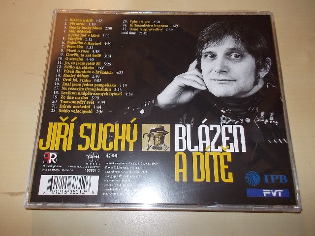 Jiří Suchý - Blázen a dítě - Semaforu je čtyřicet let (CD)
