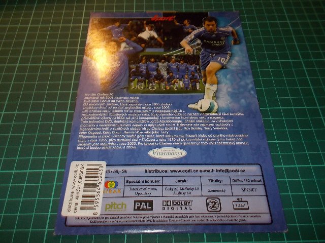 Dokumentární - Chelsea 1905-2005 (DVD v pošetce)