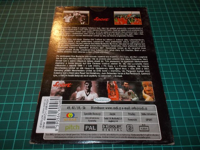 Dokumentární - Manchester United: Oficiální příběh (DVD v pošetce)