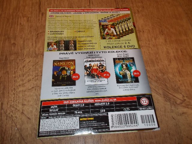 Jamie vaří doma (pořad) (DVD v pošetce) SÉRIE 3. > varianta 1 DVD