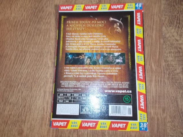 Pád říše římské (DVD v pošetce)